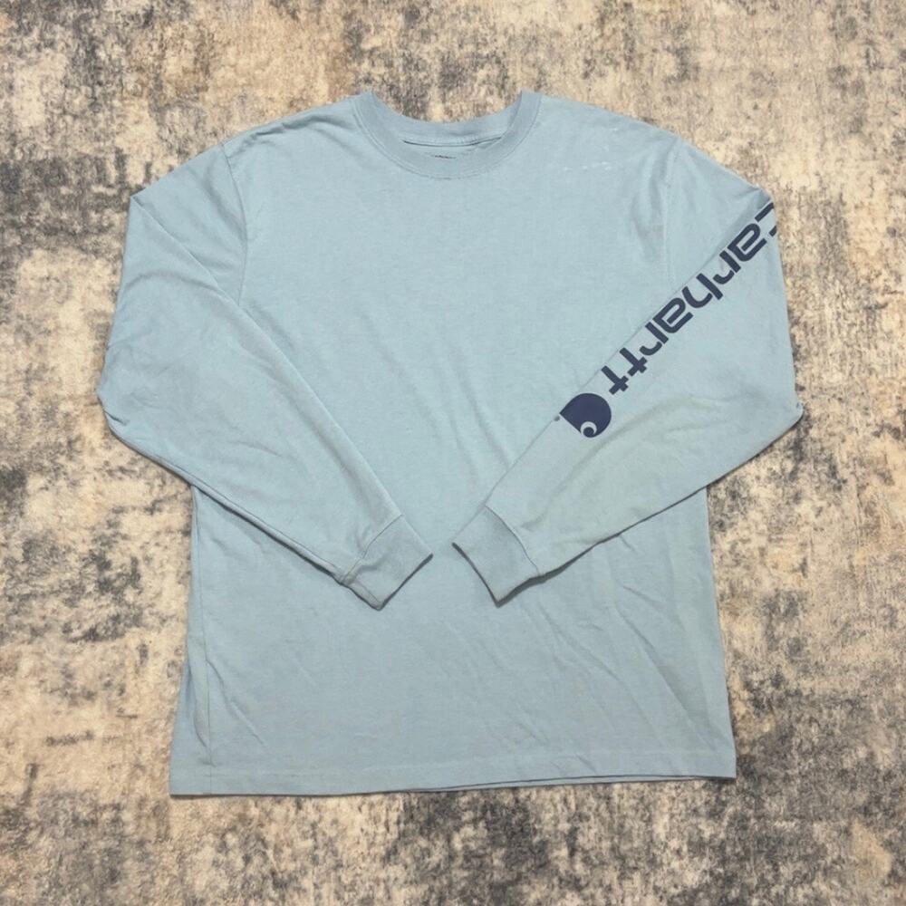 Blue Carhartt Long Sleeve Size L